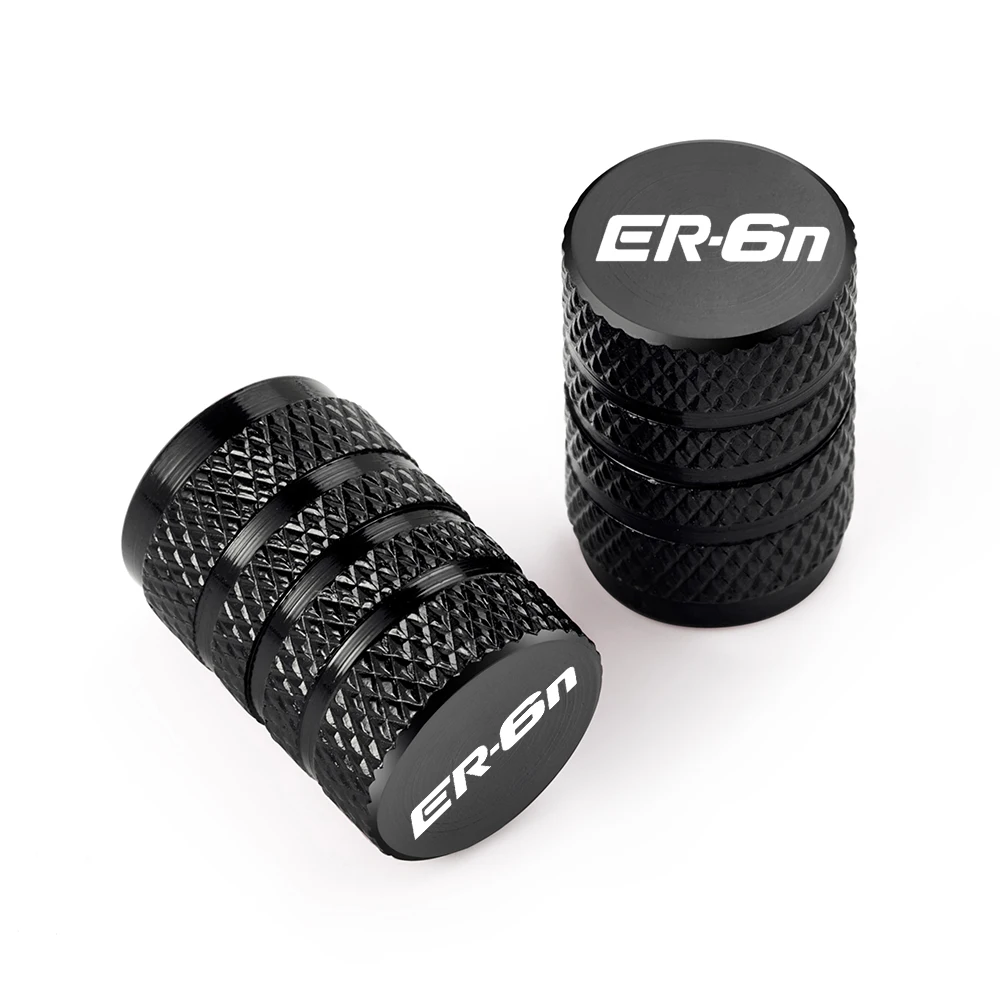 2PCS Motorcycle Aluminum Alloy Tire Wheel Decorate Parts Valve Stem Caps Cover For Kawasaki ER-6N ER6N ER 6N Special Accessories