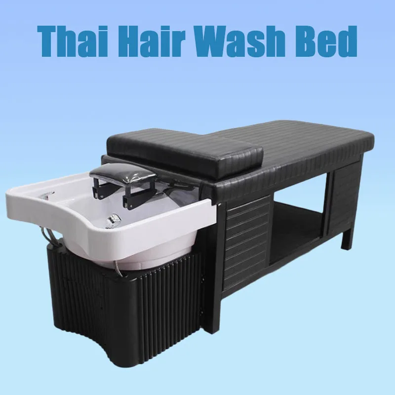 Hair therapy fumigation water circulation shampoo massage integrated Thai shampoo bed barber shop special shampoo bed