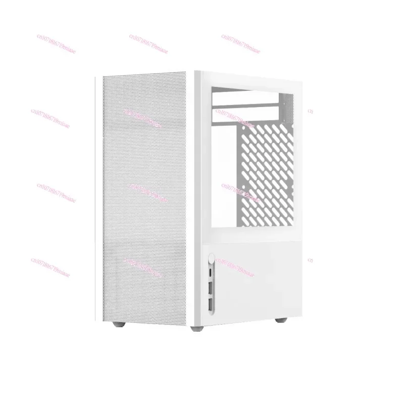 アルミニウム合金製デスクトップシャーシ,タワースタイル,空冷式ポータブルメッシュ,白いSFX,ストレートシャーシ,R2ライダー,2024