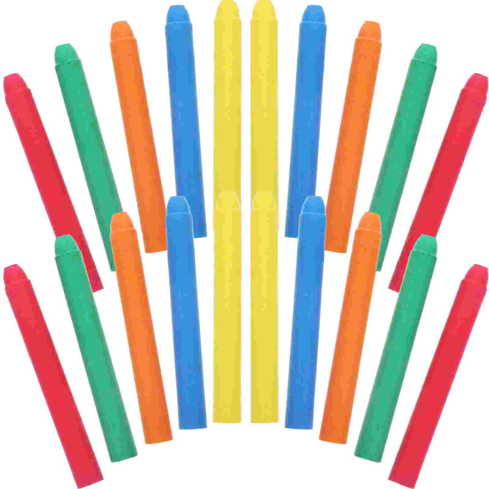 20 Pcs Colored Chalk Pencils for Chalkboard Washable Set Sidewalk Teacher Portable Toner Multi-function