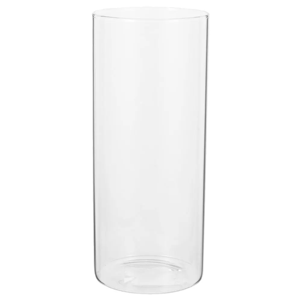 

Clear Glass Cylinder Vase Transparent Round Modern Vase Suitable for Weddings Housewarming Christmas Floral Arrangements