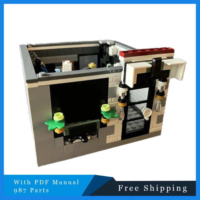 

987 Parts MOC Trendy Modular Building (Queer Eye Alt Build) Fashionable DIY Model Building Blocks Birthday Christmas Toys Gifts