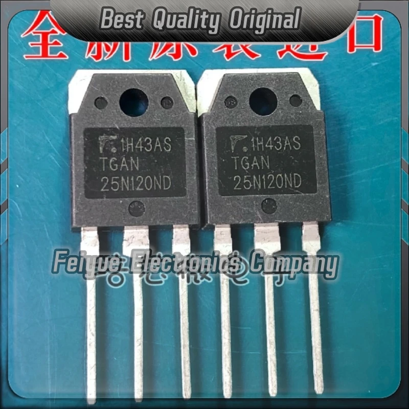 5PCS-20PCS  TGAN25N120ND  TO-3P 1200V 25A IGBT  Best Quality Imported Original