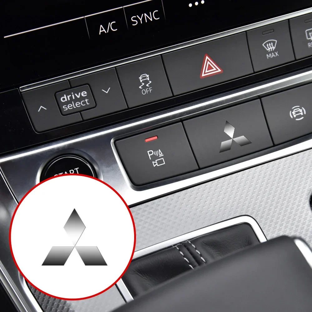 

10Pcs Metal Car Interior Emblem Badge Interior Accessories for Mitsubishi Lancer EX Outlander ASX Pajero Ralliart