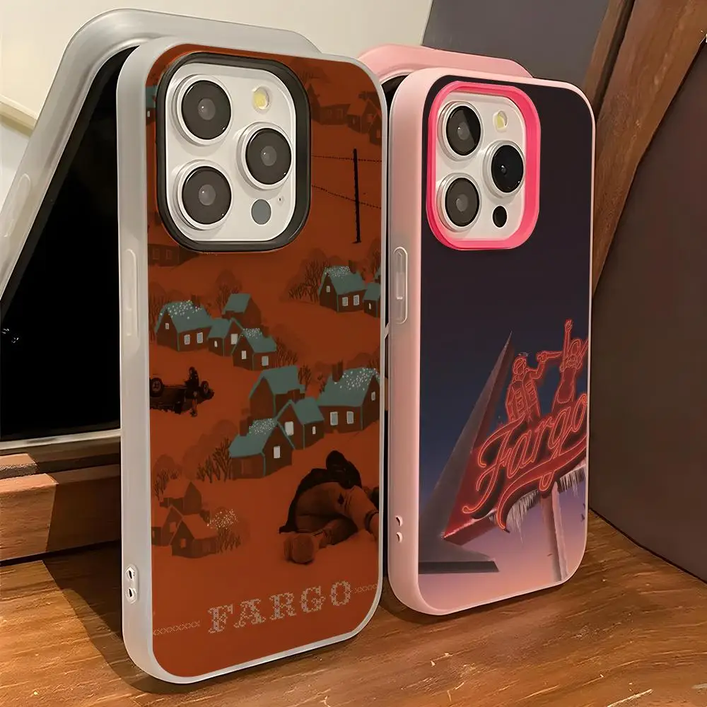 

Drama F-Fargo Phone Case IPhone 17 Air 16 15 14 Plus 13 Pro Max 2 Soft Frosted Candy Transparent Jelly 2-in-1