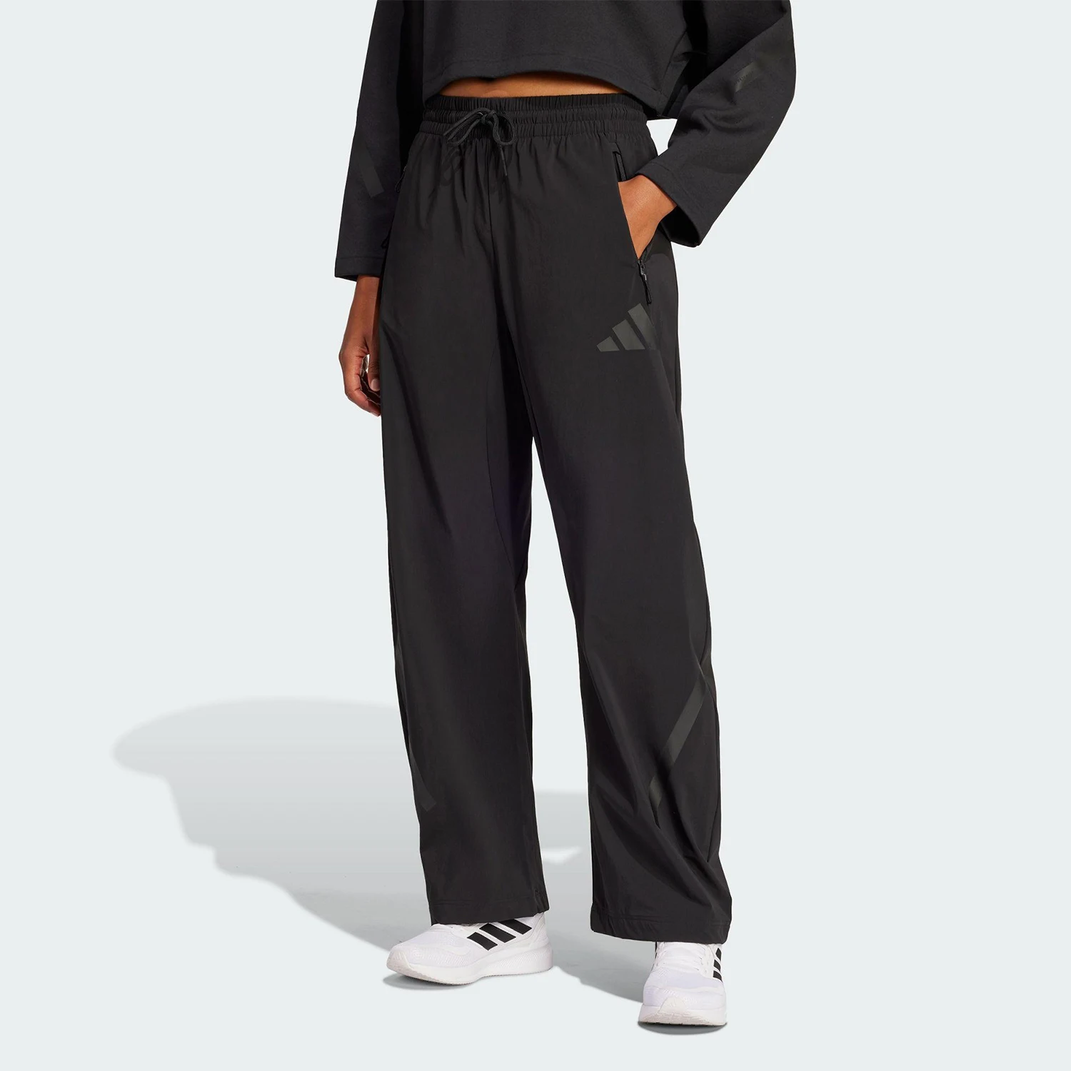 

Adidas genuine Spring New Women's Woven Sports Loose Cuffed Pants JP4197
