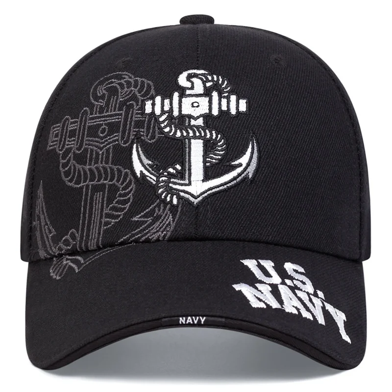 Fashion Unisex Anchor Embroidery Baseball Caps Spring Autumn Outdoor Adjustable Casual Hats Dad Hat Sunscreen Hat Sports Cap