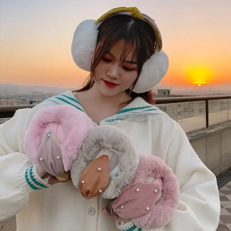 Baby Child Ear Muffs For Boy and Girls Winter Warmers Lovely Bowknot Warm Plush Earmuffs