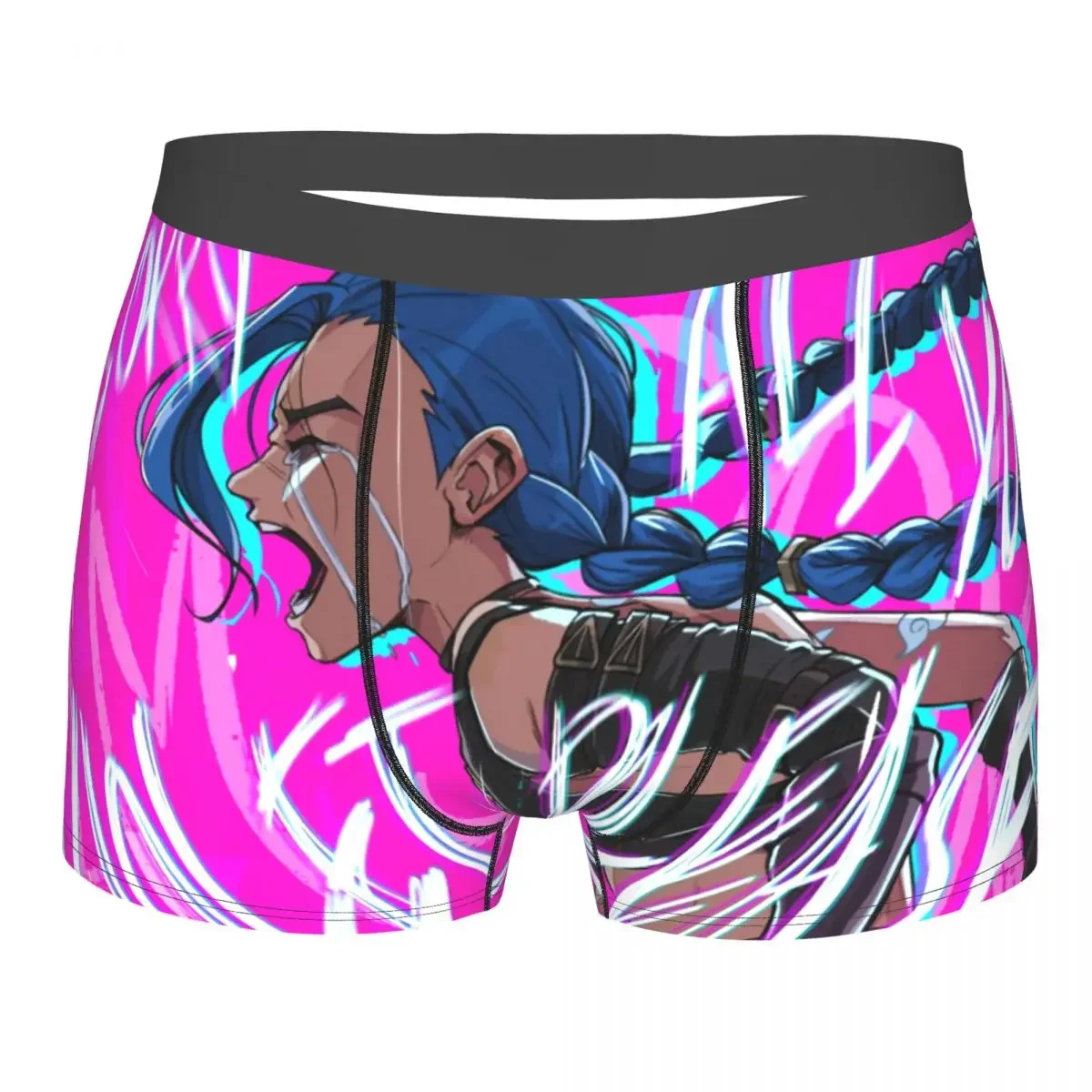 Arcane Underpants Breathbale Panties Male Underwear Print Shorts Boxer Briefs