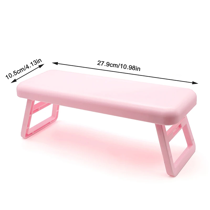 折りたたみ式ネイルアートハンドピローセット（マット付き）、マニキュアテーブルハンドクッション（アームレスト付き）、快適なネイルケアのためのネイルアートスタンド