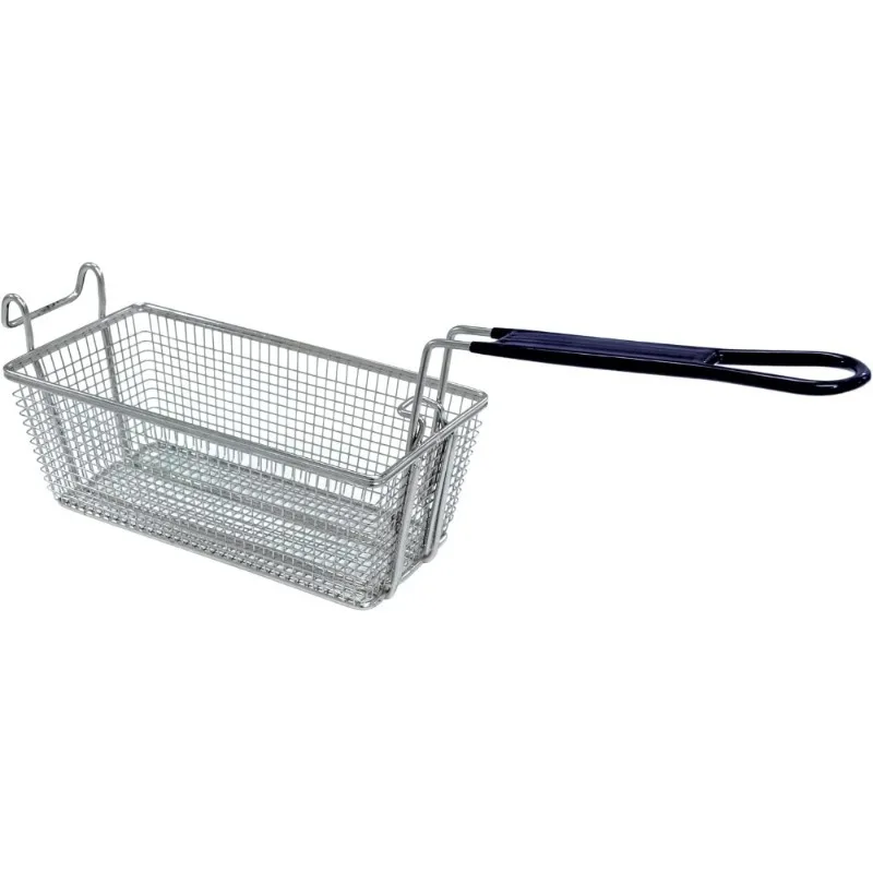 

Wire Mesh Fry Basket with Cool Touch Handle for 4 Gallon Stainless Steel Bayou Fryer Ideal for Frying Fish Shrimp Chicken