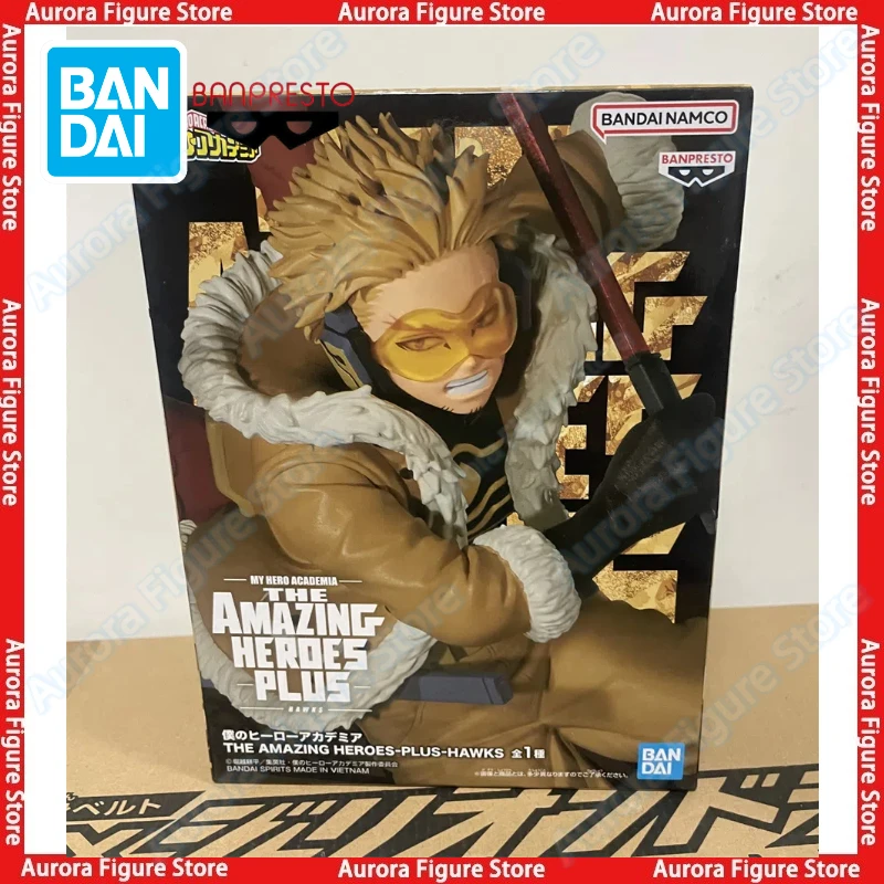在庫ありバンダイバンプレスト私のヒーロー学界アメイジングヒーローズホークスデスクトップかわいい人形アニメフィギュアおもちゃモデル-pvc-グッズ