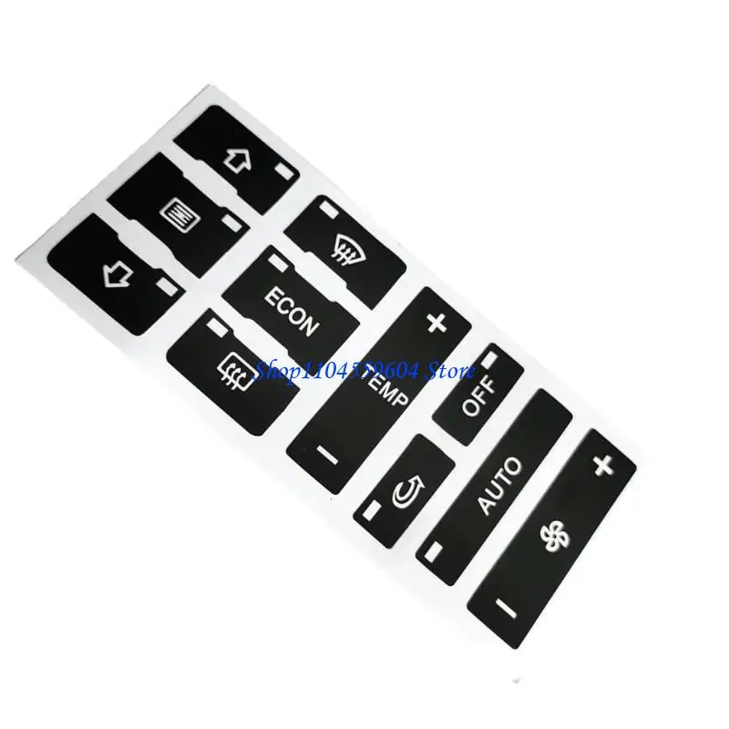 

12QM Comfort Enhancing Aircon Switches Decal Decal Sticker Decors for German Car