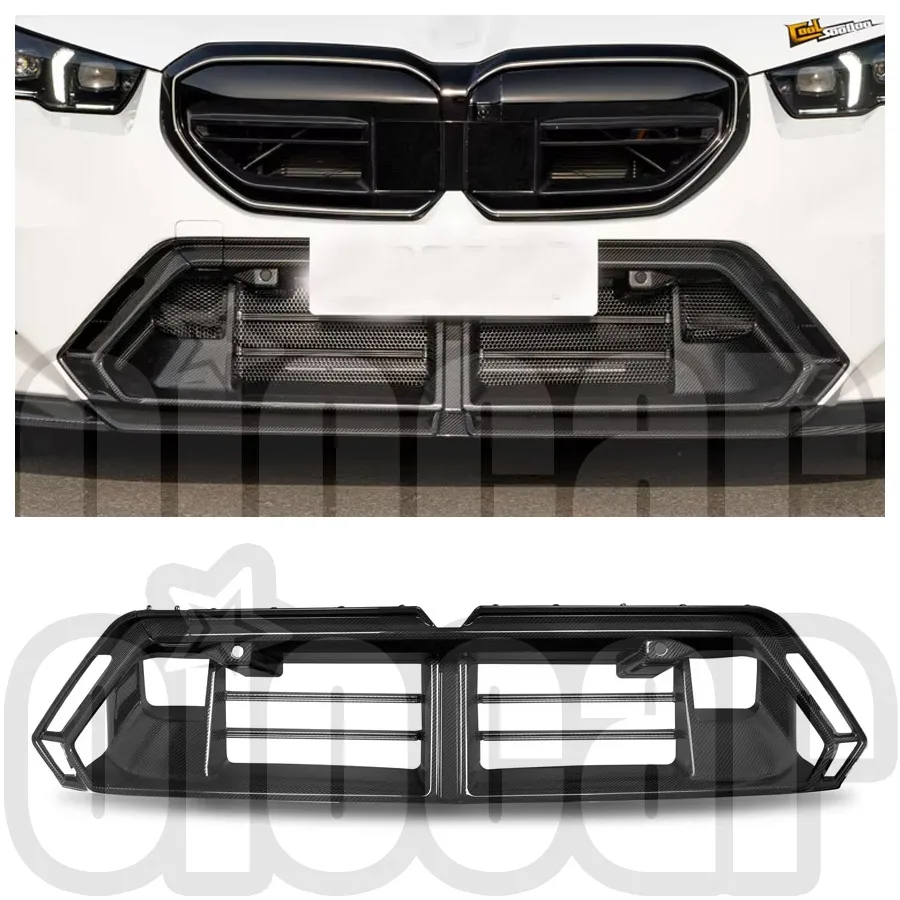 

Накладки на воздухозаборники переднего бампера OiOMOTORS SQ Style из сухого карбона (предварительно пропитанного) для G90 M5