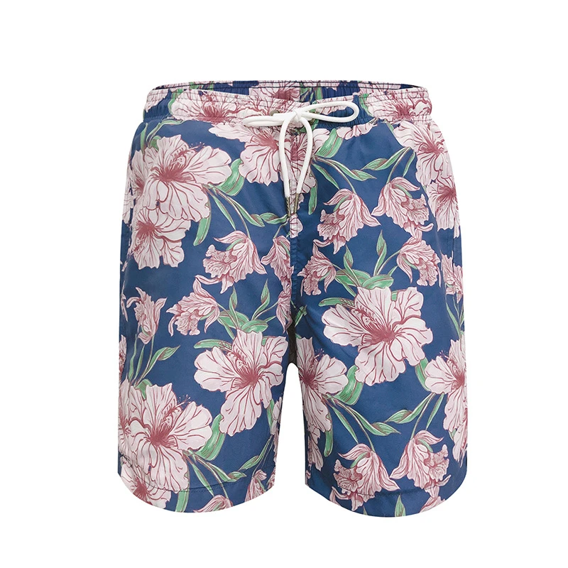 Floral Beach Shorts Fashion 3D Printed Surfing Board Shorts Kids Swimming Shorts Men Trunks Masculina Briefs Gym Trunks Flower