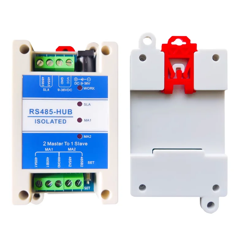 Two master one slave multiple slave cache type rs485 hub magnetic coupling isolated repeater dual host industrial two master