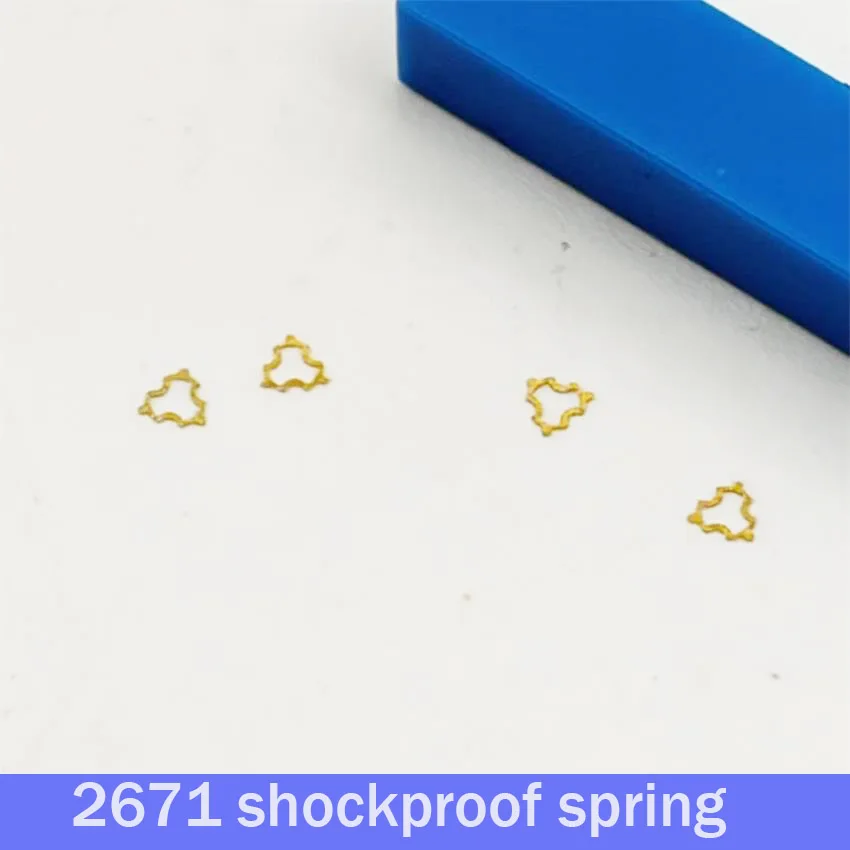 2PCS Shock-Absorbing Springs for 2671 Movement Watch Accessory Universal Main Clamp Plate Swing Clamp Plate Watch Repair Part