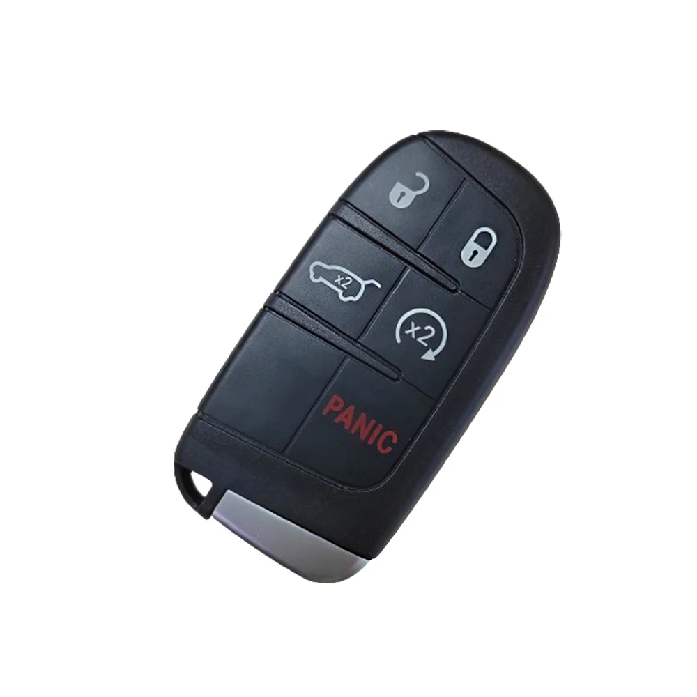 4 + 1 Tombol Kunci Remote Pintar 433Mhz 4A Tanpa Kunci untuk Jeep Renegade Compass C-CUV Trailhawk SIP22 M3N-40821302