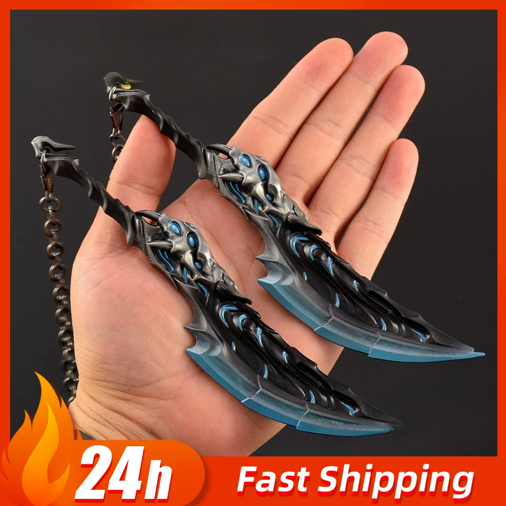 Valorant Blades of Primordia Game Peripheral 19cm Metal Melee Trainer Weapon Model Ornaments Karambit Crafts Toys Boys Gifts