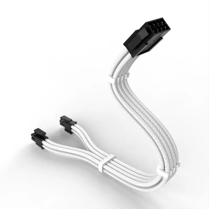 652F ATX12V CPU Power Cable Extension Sleeved Power Cable 8Pin CPU Power Extension Cable for Enhances Compatibility 300mm