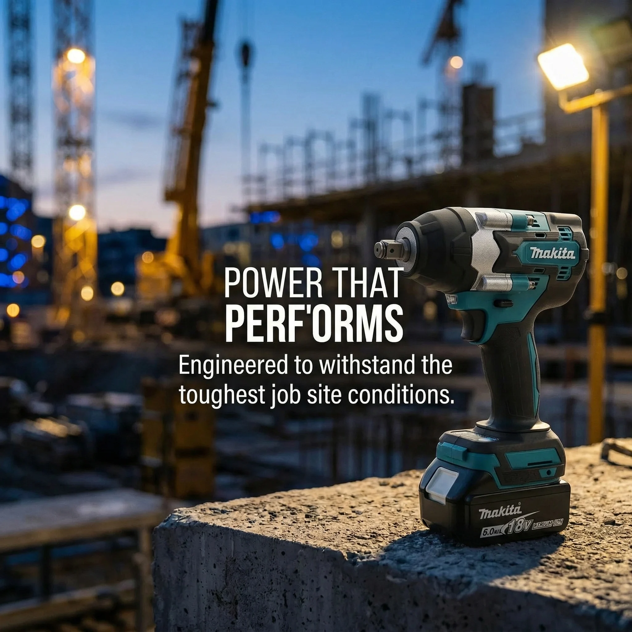 Makita DTW700 18V Cordless Impact Wrench Brushless 1000N·m 1/2 Inch Drive for Auto Repair and Industrial Fastening Jobs - view 4