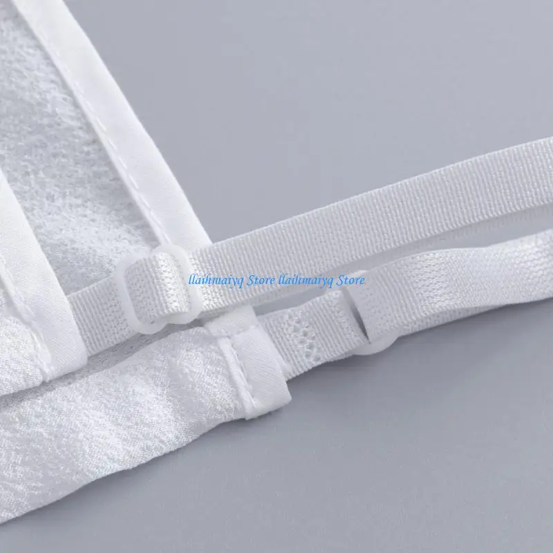 573B Ruffle False Collar Fashion Decorative Collar Clothing Enhancer for Office Women