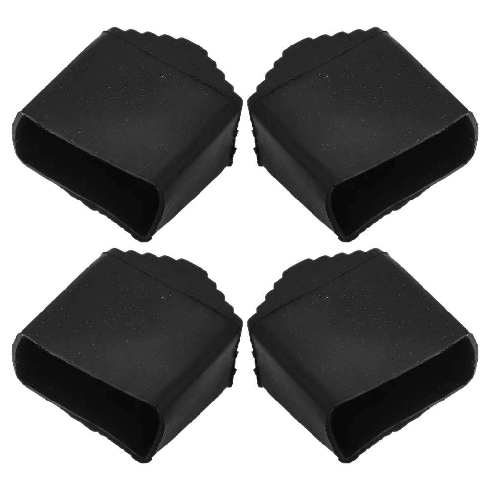 

4pcs Feet Protector Cover Anti-Slip Rubber Foot Cushions Non-S Pads Replacement Folding Ladder Covers Floor Protection Easy