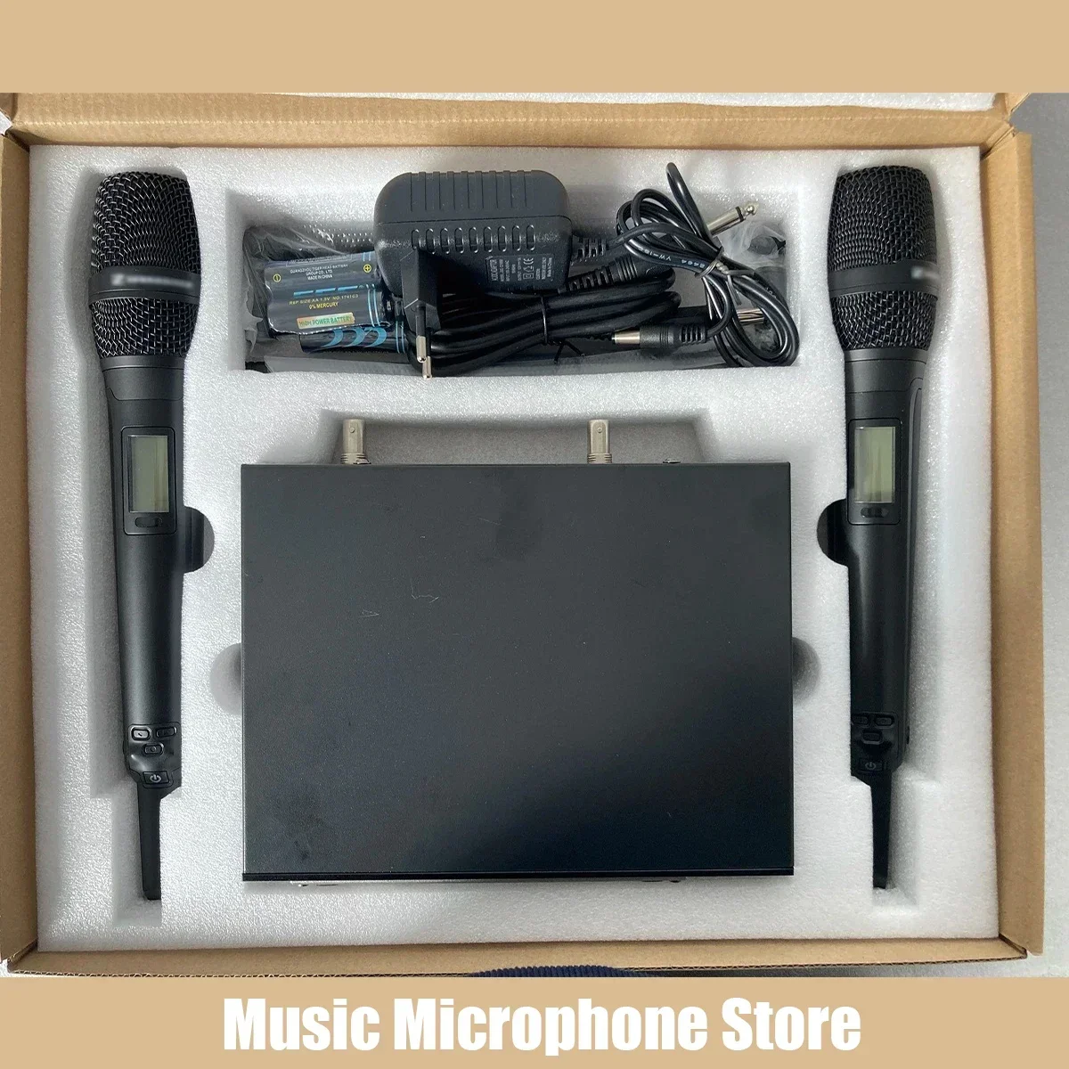 Original EW135G4 One To Two New Wireless Microphone System Live Stage Singing Mic UHF Long Distance Professional Handheld Mic