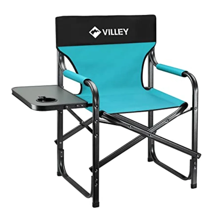 

Heavy Duty Directors Chair, Folding Camping Chairs, Portable Foldable Chair, for Camp Tailgating Lawn Picnic Fishing Beach, Sup