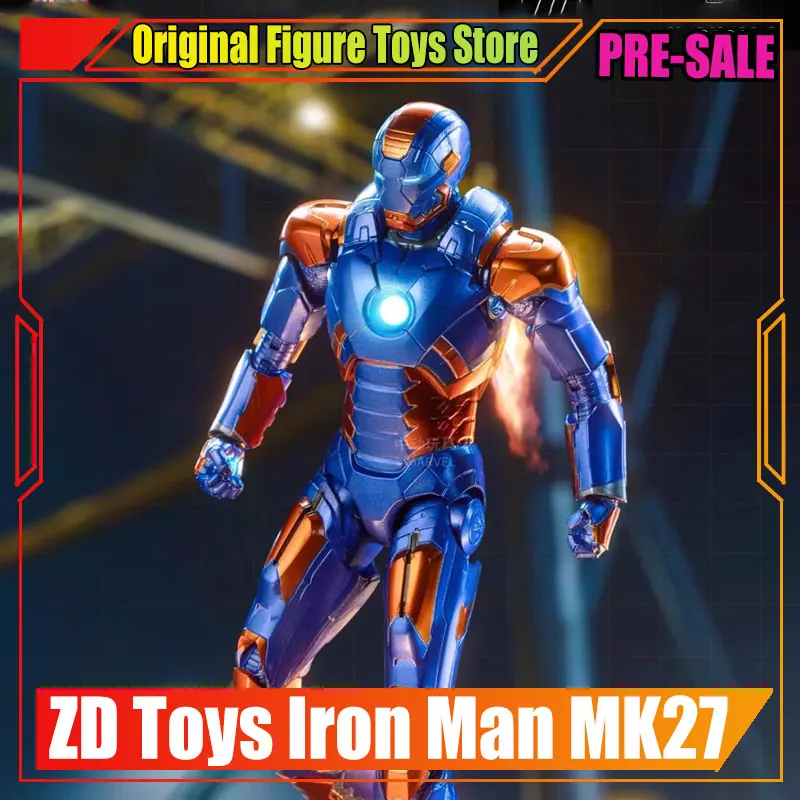 

Оригинальные игрушки Zd, фигурка Железного человека, Марк 27, диско-фигурки, Железный человек Mk27, подвижные фигурки из фильма, коллекция игрушек