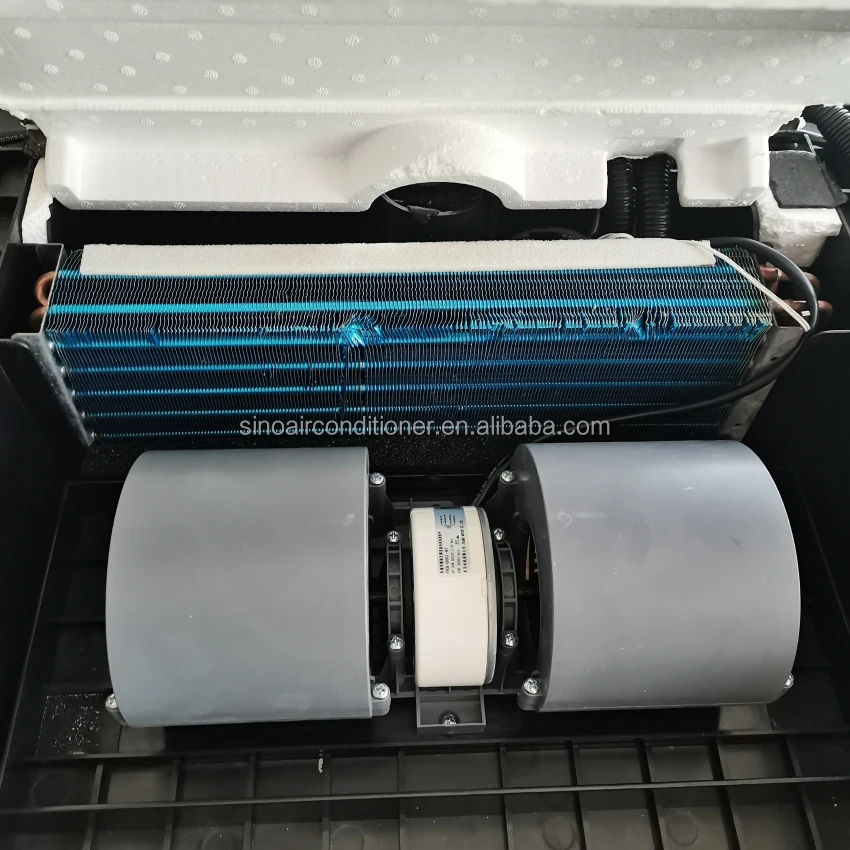 بطارية عالمية جرار المقصورة وقوف السيارات نظام التيار المتناوب تكييف على السطح تيار مستمر 24 فولت شاحنة مكيف الهواء #5