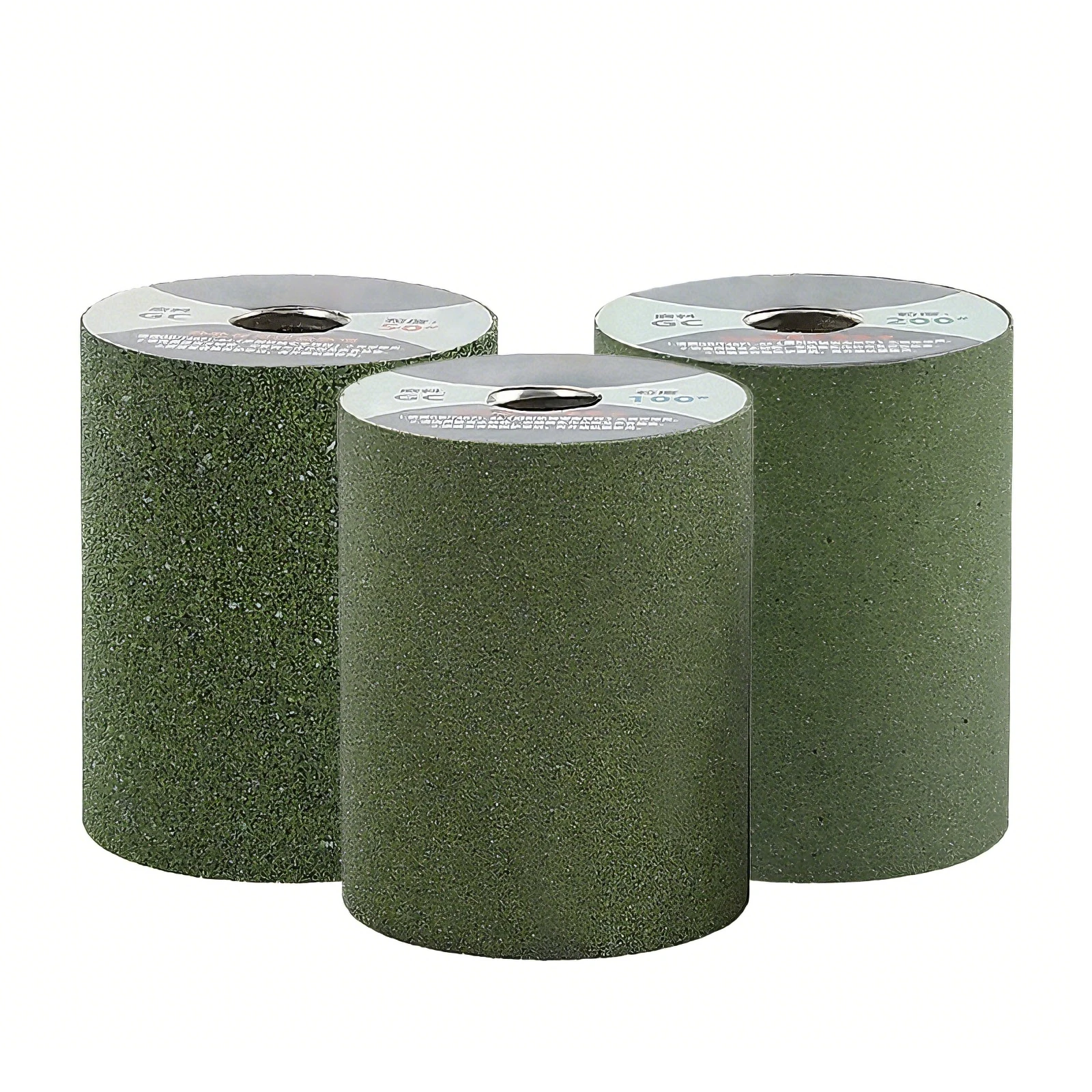 1/3pcs 40x50mm Diamond Cylindrical Grinding Wheel M10 Thread 50/100/200# Abrasive Disc for Angle Grinder Stone Metal Polishing