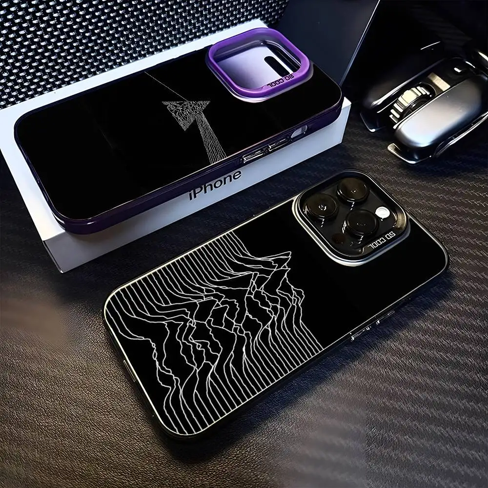 

Band J-Joy D-Division Phone Case For iPhone17,16,15,14,13,12,11 Plus,Pro Max Purple Matte Shockproof Cover