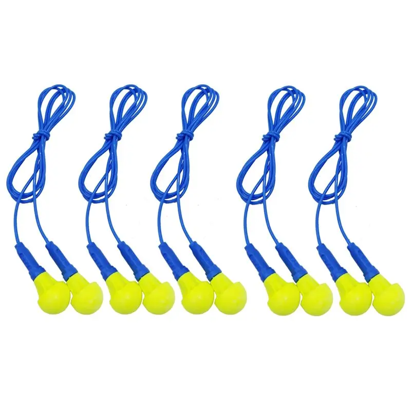 A13E-Soundproof Earplugs- For Work For Construction Site And Noisy Environments 5 Pairs Hearing Protection