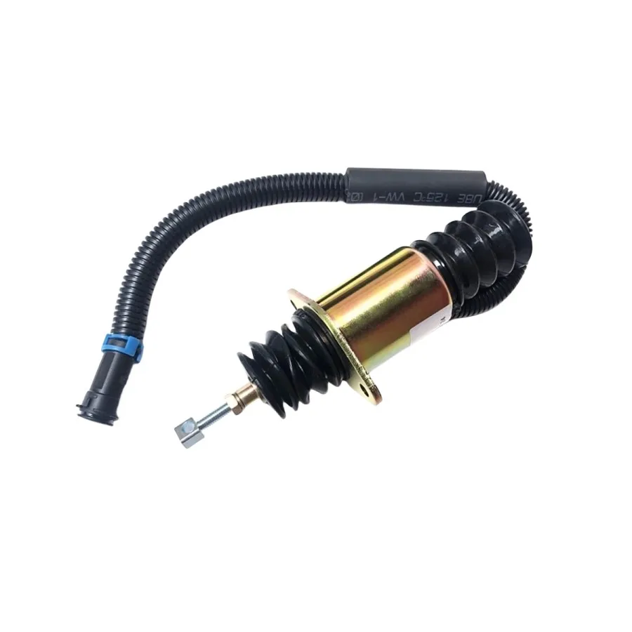 24V Engine Stop Solenoid DT118 Cut Off Solenoid Valve 612600080681 for Weichai Power Engine