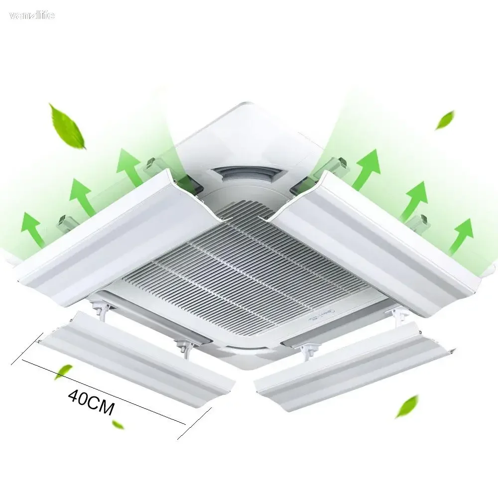 Central Air Conditioning Windshield Cassette Anti-Direct Blowing Shield Wind Deflector Ceiling Suspended Baffle for Vehicle