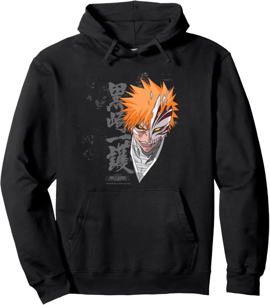 Bleach Harajuku Hoodies Oversized Unisex Graphic Print T-Shirt Women Men Cotton Casual Streetwear Fashion Couples Comfortable