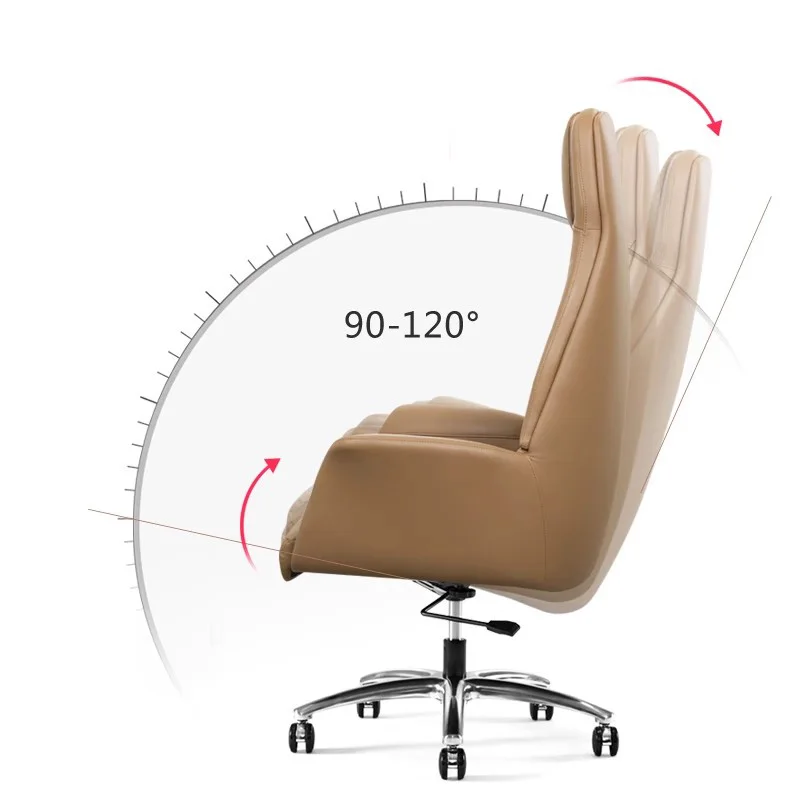 Designer Throne Office Chair Swivel Study Makeup Modern Office Chair Luxury Wheels Backrest Silla De Oficina Trendy Furniture