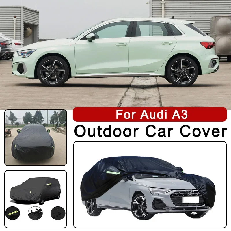 アウディ-a3-用カーカバー-屋外用フルボディ保護、防水防塵耐熱、オールシーズン対応外装アクセサリー