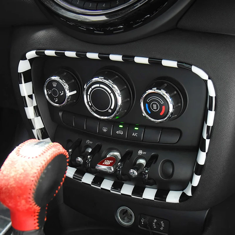 

for Mini Cooper F54 Clubman 2025 2024 2023 Air Conditioning Control Panel Trim Car Interior Styling Accessories Decorative Cover