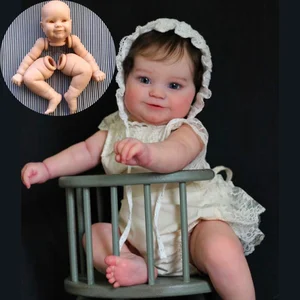 19/24 inches Maddie Kit Reborn Baby Doll Without Painting Vinyl Unfinished Doll Parts Diy Toys Blank Gift Surprise for Girls 6 Main Sales Baby Reborn Kit Maddie - №5