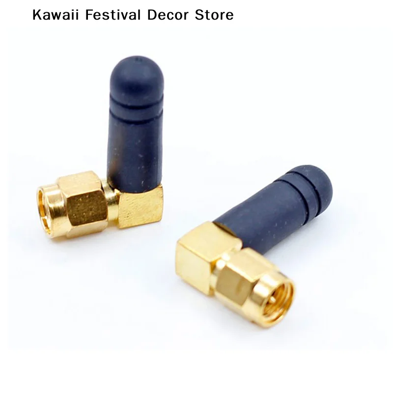【K】2PCS Mini Rubber 3dBi 2.4ghz WIFI Antenna SMA Male Router Bluetooth Antennas Wireless Module 2.4g Antena External Aerial