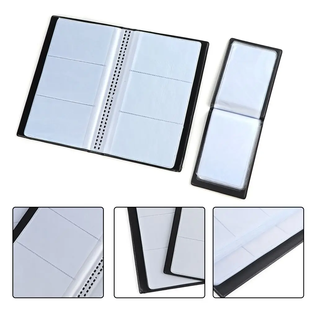 Paper Craft Container Credit Card Leather Cards Album Card Holder Books Book Case