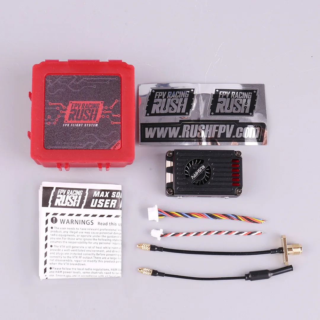 

MAX SOLO 5.8G 2.5W 2-6S LIPO FPV VTX 48CH CNC Housing Built-in Silent Cooling Fan for FPV Freestyle Long Range DIY Parts