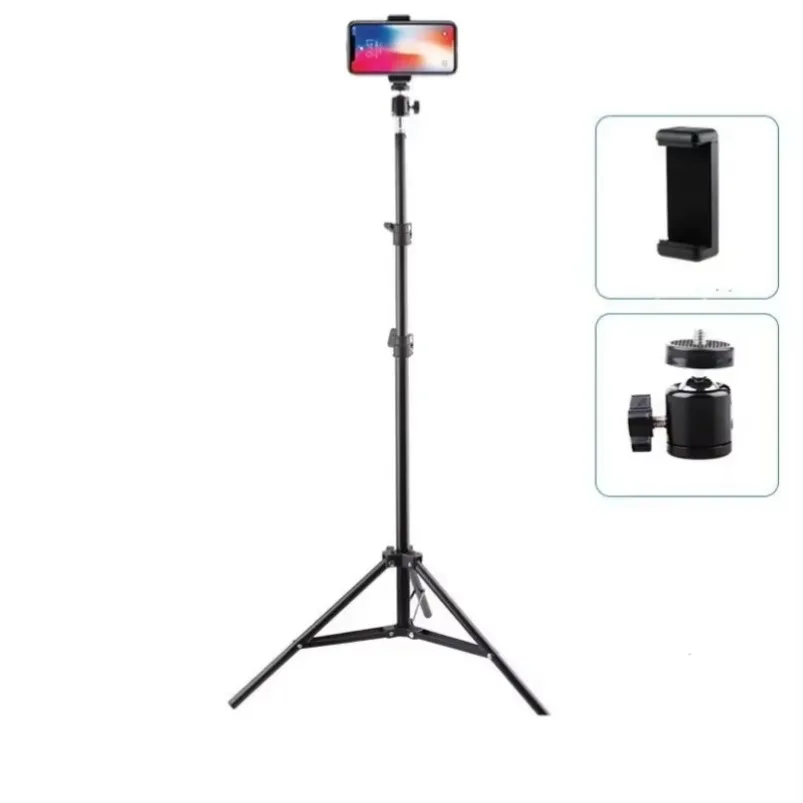Live Tripod Video Recording Selfie Landing  Monpod Foldable 56cm-160cm Extendable Mobile Phone Stand Holder For All Phone Camera