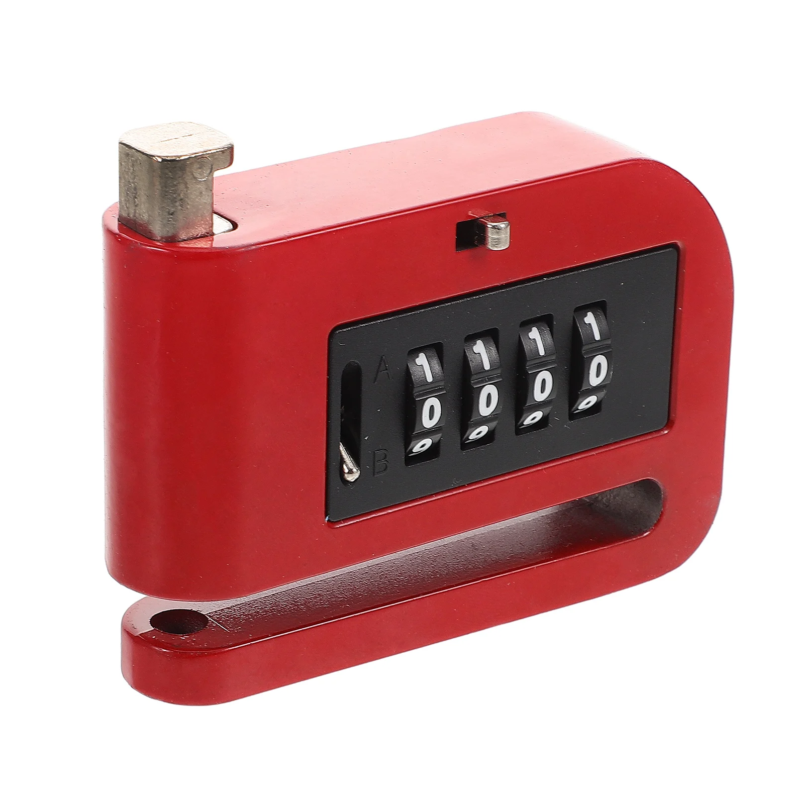 

High Security 4-Digit Password Disc Brake Lock Bicycle Mountain Electric Motorcycle Anti-Theft Heavy Duty Aluminum Alloy