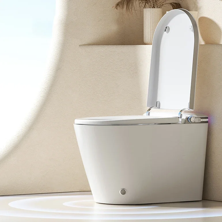 l Inodoro eléctrico de una pieza con descarga automática de alta calidad, inodoro inteligente para baño, wc, inodoro inteligente