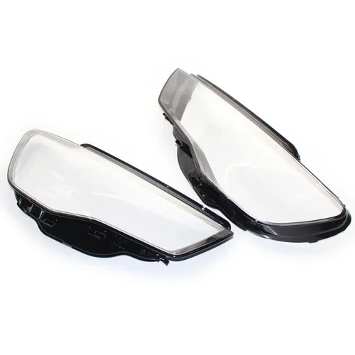 Imagen 2 del producto Cubierta de lente de faro delantero izquierdo/derecho para Audi A3 2013 2014 2015 2016 pantalla transparente carcasa de faro de coche transparente