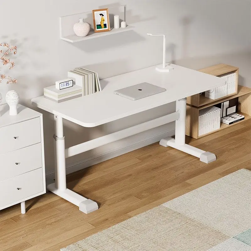Desk for primary school students, home writing desk, student-specific desk and chair set can lift solid wood desk