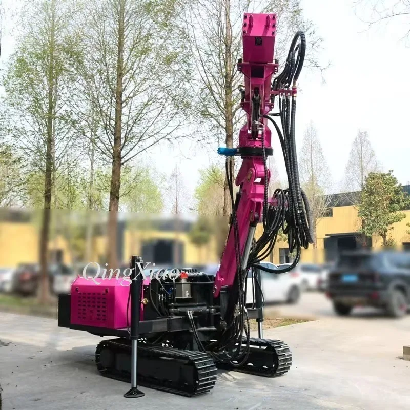 FOB Price Multifunctional Crawler Water Well Drilling Rig Widely Used In Hillside Farmland Civil Household Construction Jobs Use